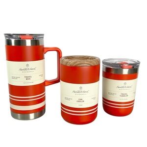 Hearth & Hand Poppy Red travel cup Can cooler and tumbler NEW 2024 rare